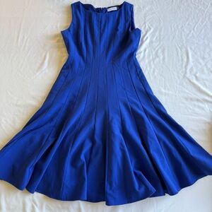 Calvin Klein Royal Blue Midi Dress
